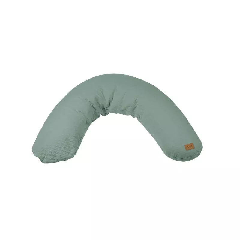 Beaba Big Flopsy Still- und Schwangerschaftskissen Fleur de Coton Sage Green