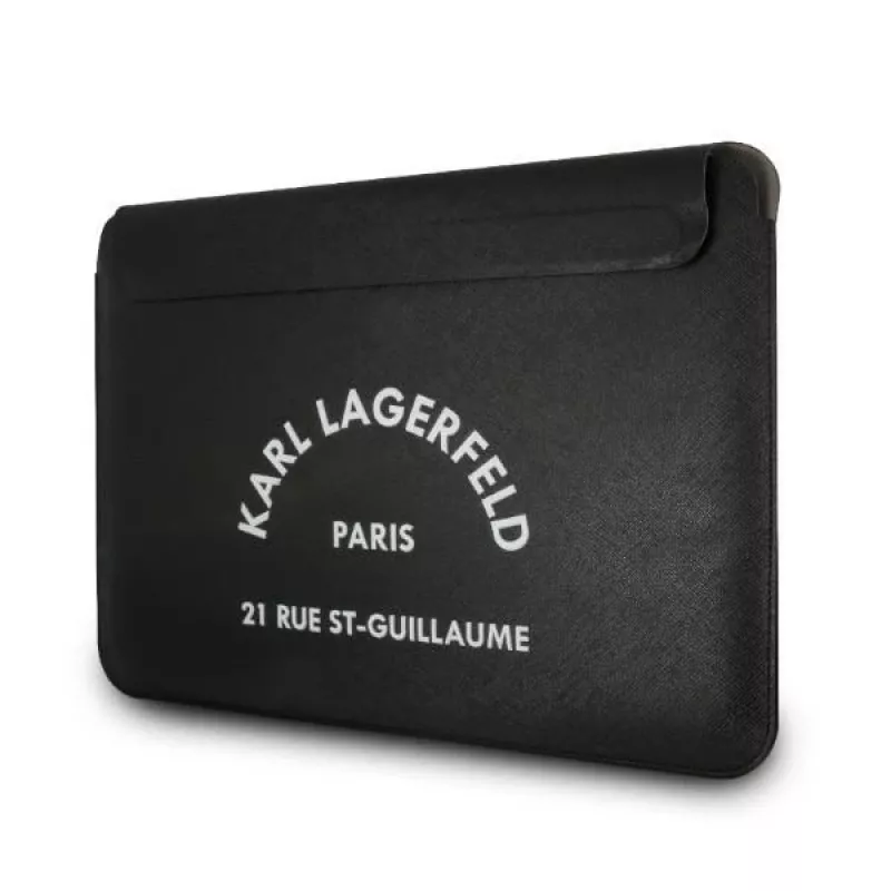 Karl Lagerfeld Sleeve KLCS133RSGSFBK 13 inch Black Saffiano RSG Laptop Sleeve