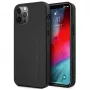 AMG Hardcase Leather Hot Stamped Case für Apple iPhone 12 Pro Max 6,7 inch Schwarz