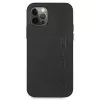 AMG Hardcase Leather Hot Stamped Case für Apple iPhone 12 Pro Max 6,7 inch Schwarz