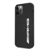 AMG AMHCP12LSGLBGN iPhone 12 Pro Max 6,7 inch Schwarze Silikon-Hülle mit großem Logo