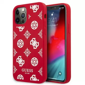 Guess GUHCP12LLSPEWRE iPhone 12 Pro Max 6,7 inch Rote Hartschale Peony Collection
