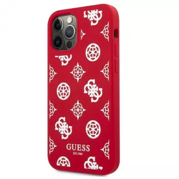 Guess GUHCP12LLSPEWRE iPhone 12 Pro Max 6,7 inch Rote Hartschale Peony Collection