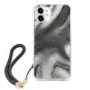 Guess GUHCP12SKSMAGR iPhone 12 Mini 5,4 inch Graue Hardcase Marble Collection
