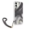 Guess GUHCP12SKSMAGR iPhone 12 Mini 5,4 inch Graue Hardcase Marble Collection