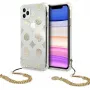 Guess GUHCN58KSPEGO Hardcase für Apple iPhone 11 Pro 5,8 inch Gold Peony Chain Collection
