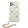 Guess GUHCN58KSPEGO Hardcase für Apple iPhone 11 Pro 5,8 inch Gold Peony Chain Collection