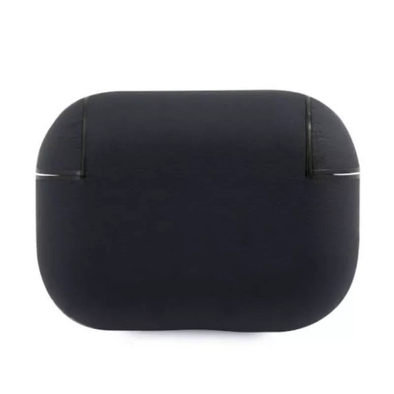 BMW AirPods Pro Hülle Navy Echtleder Silbernes Logo