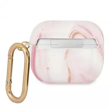 Guess GUA3UNMP AirPods 3 Hülle Pink Marble Collection