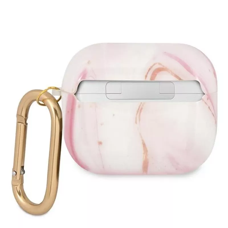 Guess GUA3UNMP AirPods 3 Hülle Pink Marble Collection