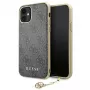 Guess GUHCN61GF4GGR iPhone 11 6,1 inch Hard Case 4G Charms Collection - Grau