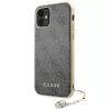 Guess GUHCN61GF4GGR iPhone 11 6,1 inch Hard Case 4G Charms Collection - Grau