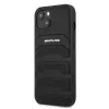 AMG AMHCP13SGSEBK iPhone 13 Mini 5,4 inch Hardcase Leder Schwarz mit geprägten Linien