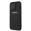 AMG AMHCP13LOSDBK iPhone 13 Pro Hardcase Leder Curved Lines Schwarz