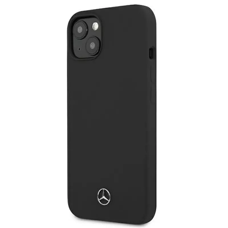 Mercedes-Benz Silicone Line Hard Case für Apple iPhone 13 mini 5,4 inch - Schwarz