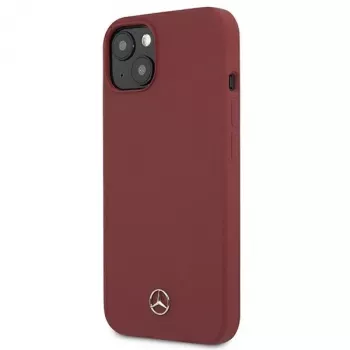 Mercedes-Benz Silicone Line Hard Case für iPhone 13/14/15 6,1 inch Rot