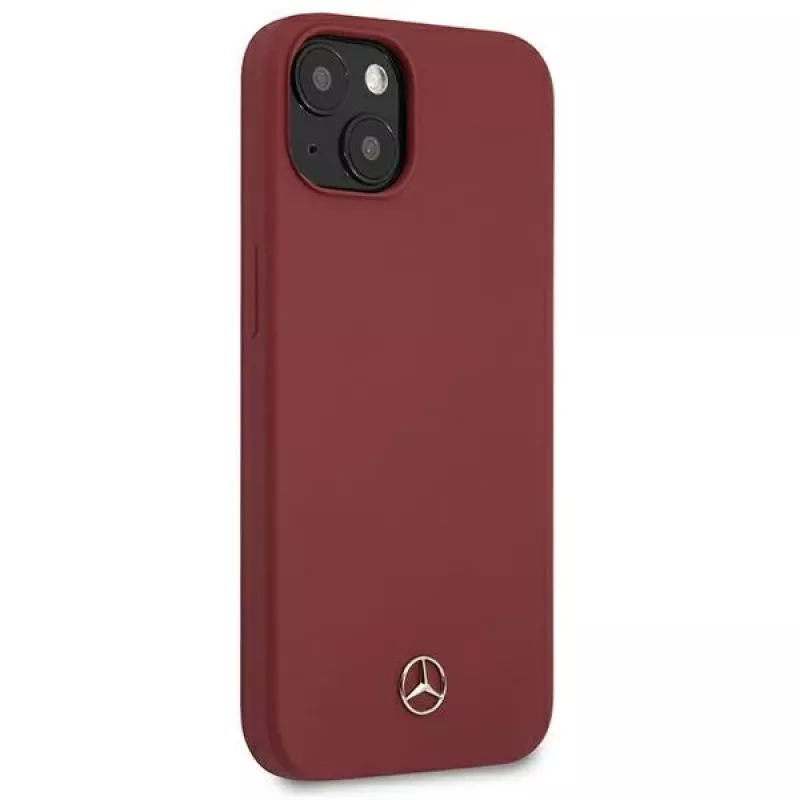 Mercedes-Benz Silicone Line Hard Case für iPhone 13/14/15 6,1 inch Rot