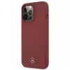 MERCEDES-BENZ MEHCP13LSILRE Silicone Line Hard Case für iPhone 13 Pro / 13 6,1 inch Rot