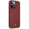MERCEDES-BENZ MEHCP13LSILRE Silicone Line Hard Case für iPhone 13 Pro / 13 6,1 inch Rot