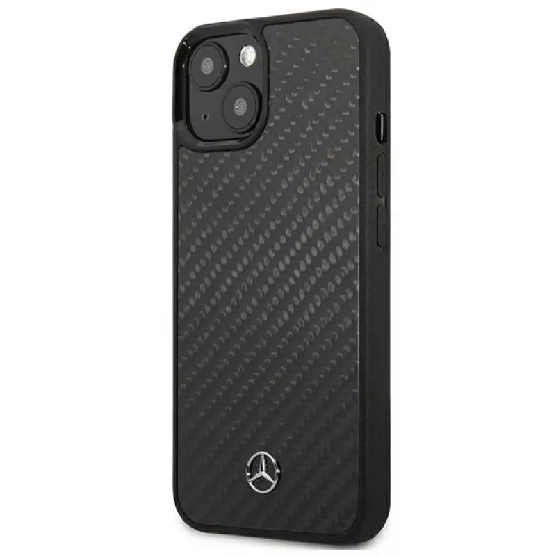 MERCEDES-BENZ MEHCP13SRCABK Dynamic Line Hard Case für Apple iPhone 13 Mini 5,4 inch - Schwarz Carbon