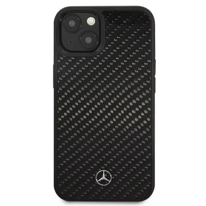 MERCEDES-BENZ MEHCP13SRCABK Dynamic Line Hard Case für Apple iPhone 13 Mini 5,4 inch - Schwarz Carbon