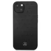 Mercedes-Benz iPhone 13 Mini Hardcase Leder Stars Pattern Schwarz