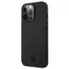 Mercedes-Benz MEHCP13LMBLBK iPhone 13 Pro /13 6,1 inch Black Hardcase Leder Meshed Metal Logo