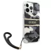 Guess GUHCP13XKCABBK iPhone 13 Pro Max Hard Case Camo Strap Collection Black