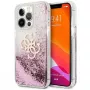 Guess GUHCP13XLG4GPI Hard Case für Apple iPhone 13 Pro Max 6,7 inch Pink Liquid Glitter 4G Big