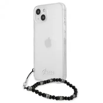 Guess GUHCP13MKPSBK iPhone 13 / 14 / 15 6,1 inch Transparente Hartschale Black Pearl