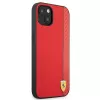 Ferrari On Track Carbon Stripe Hard Case für Apple iPhone 13 mini 5,4 inch Rot