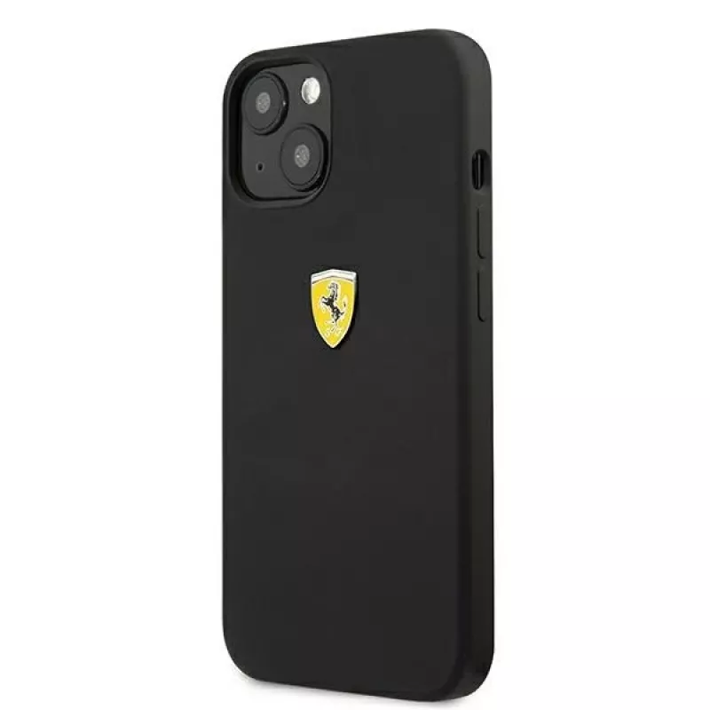 Ferrari FESSIHCP13SBK iPhone 13 mini 5,4 inch Black Hardcase Silicone Back Cover