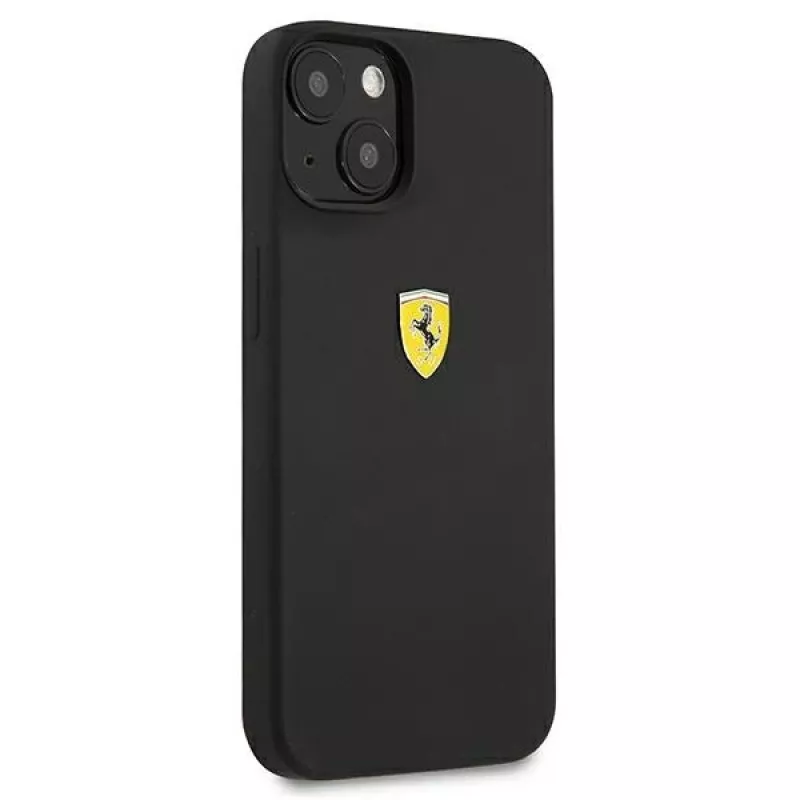 Ferrari FESSIHCP13SBK iPhone 13 mini 5,4 inch Black Hardcase Silicone Back Cover