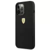 Ferrari FESSIHCP13LBK Silikon-Hardcase für iPhone 13 Pro / 13, Schwarz