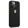 Ferrari FESSIHCP13LBK Silikon-Hardcase für iPhone 13 Pro / 13, Schwarz