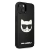 Karl Lagerfeld KLHCP13SCH3DBK Hardcase für Apple iPhone 13 Mini 5,4 inch Schwarz 3D Gummi Choupette