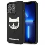 Karl Lagerfeld KLHCP13LCH3DBK Hardcase 3D Rubber Choupette für iPhone 13 Pro / 13 6,1 inch Schwarz