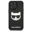 Karl Lagerfeld KLHCP13LCH3DBK Hardcase 3D Rubber Choupette für iPhone 13 Pro / 13 6,1 inch Schwarz