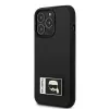 Karl Lagerfeld KLHCP13X3DKPK Ikonik Patch Hard Case für iPhone 13 Pro Max 6,7 inch Schwarz