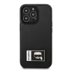 Karl Lagerfeld KLHCP13X3DKPK Ikonik Patch Hard Case für iPhone 13 Pro Max 6,7 inch Schwarz