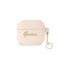 Guess GUA3LSCHSP Silikon-Charm Heart Collection Hülle für Apple AirPods 3. Generation – Pink