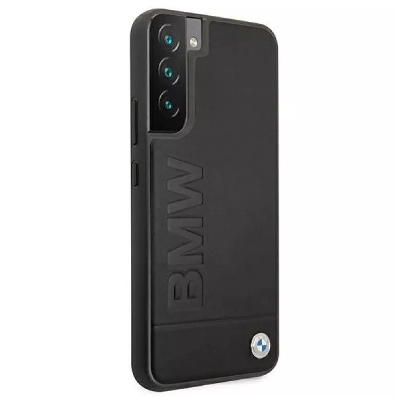 BMW Hardcase für Samsung Galaxy S22+ Schwarz Signature Logo Imprint