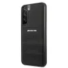AMG AMHCS22MGSEBK Hardcase Leder mit geprägten Linien für Samsung Galaxy S22+ (SM-S906) - Schwarz