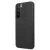 AMG AMHCS22MBLSCA Hard Case für Samsung Galaxy S22+ Carbon Stripe & Embossed Schwarz