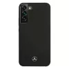 Mercedes-Benz MEHCS22MSILBK Silicone Hard Case für Samsung Galaxy S22+ (SM-S906) - Schwarz