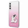Karl Lagerfeld KLHCS22MCFNRCPI Hard Case für Samsung Galaxy S22+ / S906 - Pink Choupette Eat