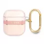 Guess GUA2HHTSP Strap Collection Schutzhülle für Apple AirPods 1/2 – Pink