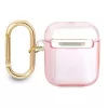 Guess GUA2HHTSP Strap Collection Schutzhülle für Apple AirPods 1/2 – Pink