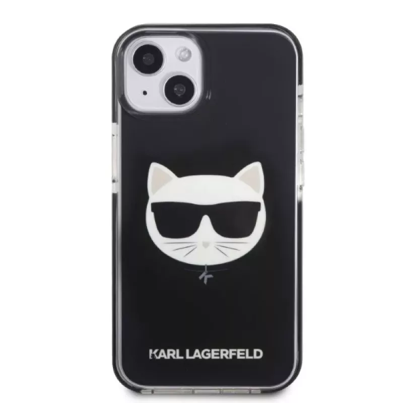 Karl Lagerfeld KLHCP13STPECK iPhone 13 mini 5.4 Hardcase Black Choupette Head