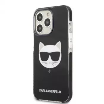 Karl Lagerfeld KLHCP13LTPECK iPhone 13 Pro / 13 6.1 Hardcase Black Choupette Head